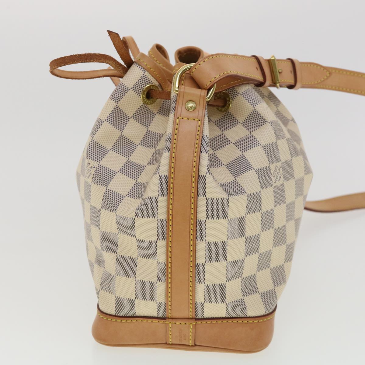 LOUIS VUITTON Damier Azur Noe BB Shoulder Bag N41220 LV Auth 39232