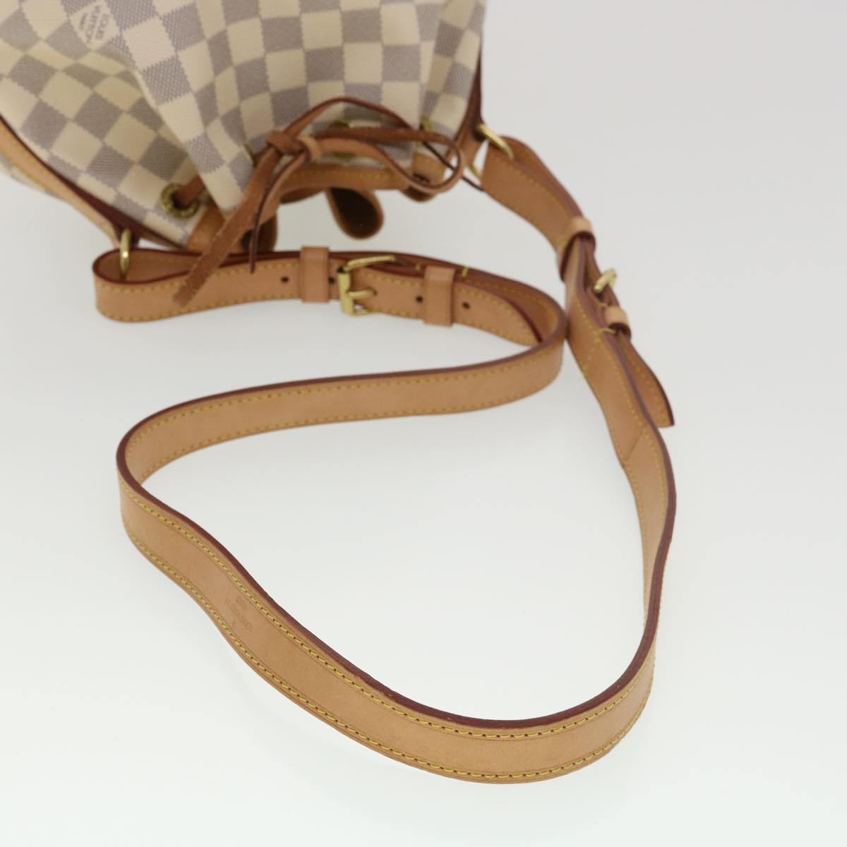 LOUIS VUITTON Damier Azur Noe BB Shoulder Bag N41220 LV Auth 39232