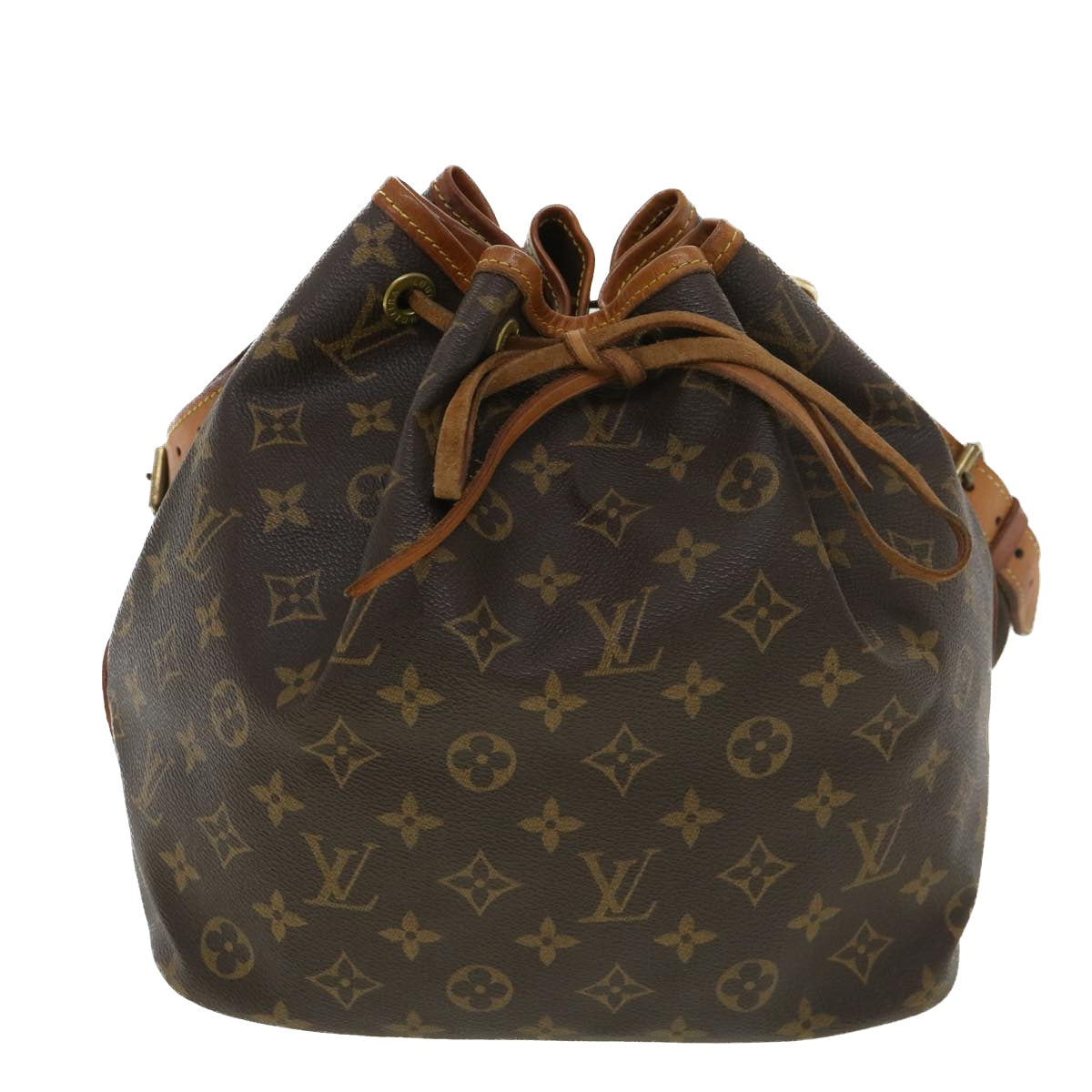 LOUIS VUITTON Monogram Petit Noe Shoulder Bag M42226 LV Auth 39246