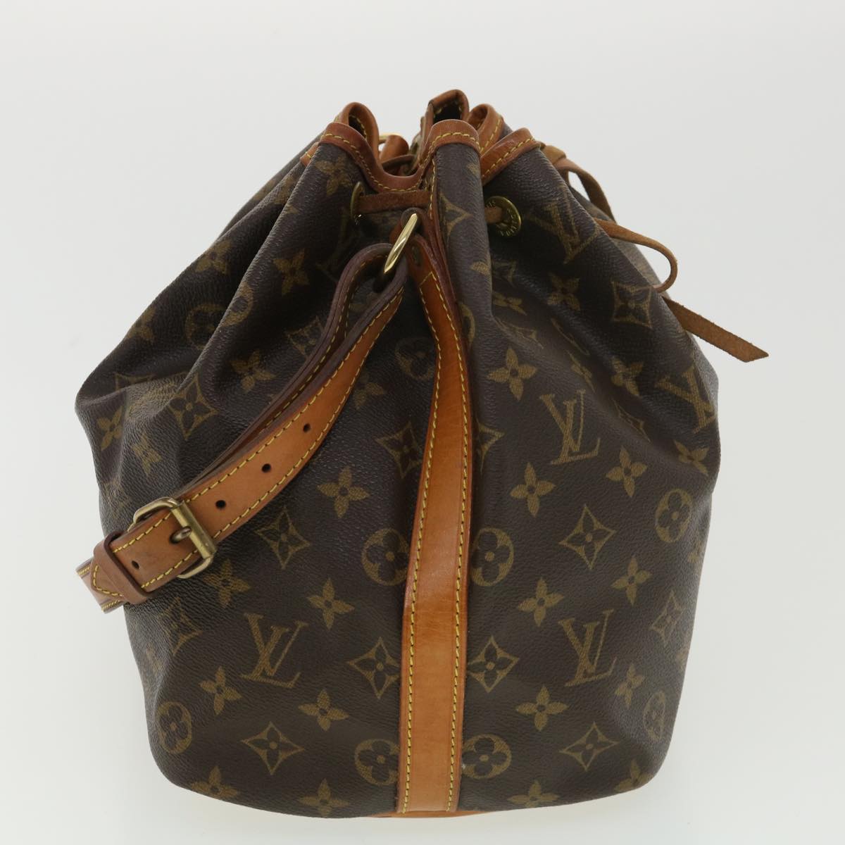 LOUIS VUITTON Monogram Petit Noe Shoulder Bag M42226 LV Auth 39246