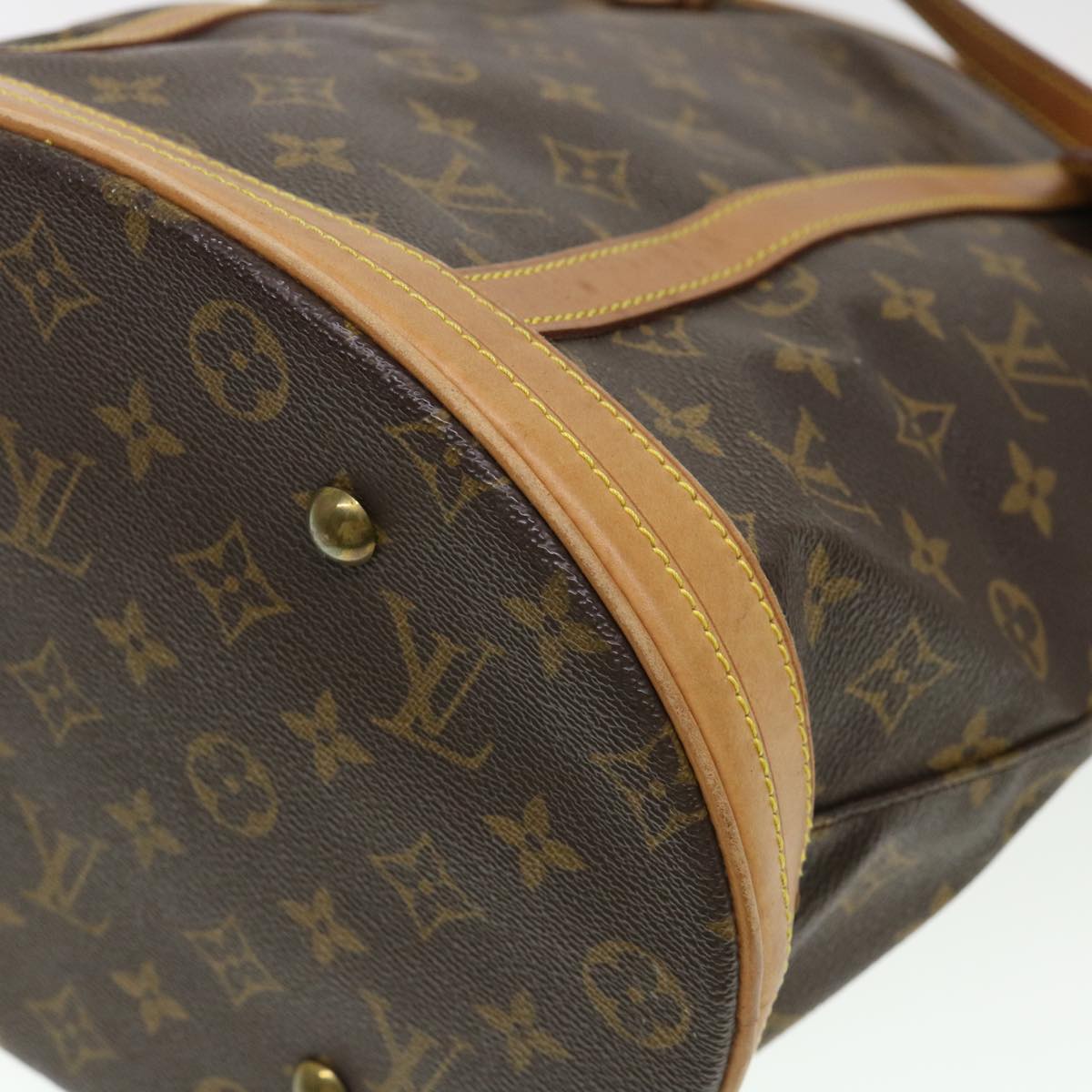 LOUIS VUITTON Monogram Bucket GM Shoulder Bag M42236 LV Auth 39261