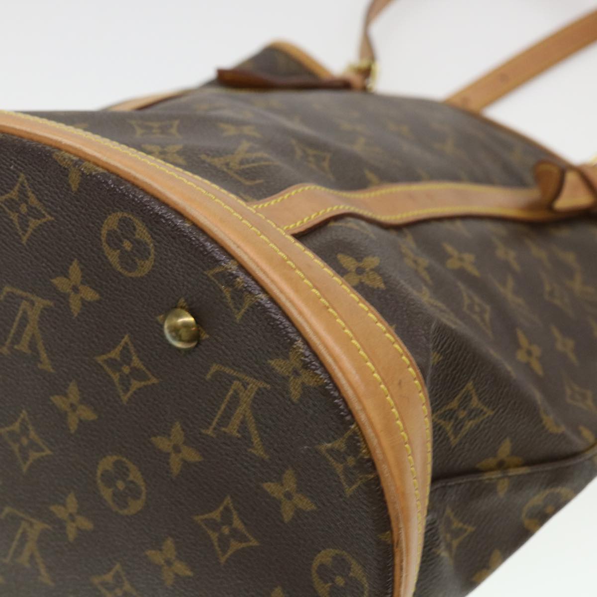 LOUIS VUITTON Monogram Bucket GM Shoulder Bag M42236 LV Auth 39261