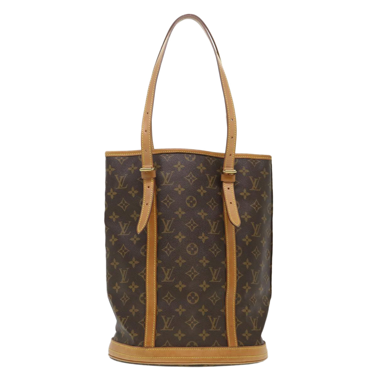 LOUIS VUITTON Monogram Bucket GM Shoulder Bag M42236 LV Auth 39261