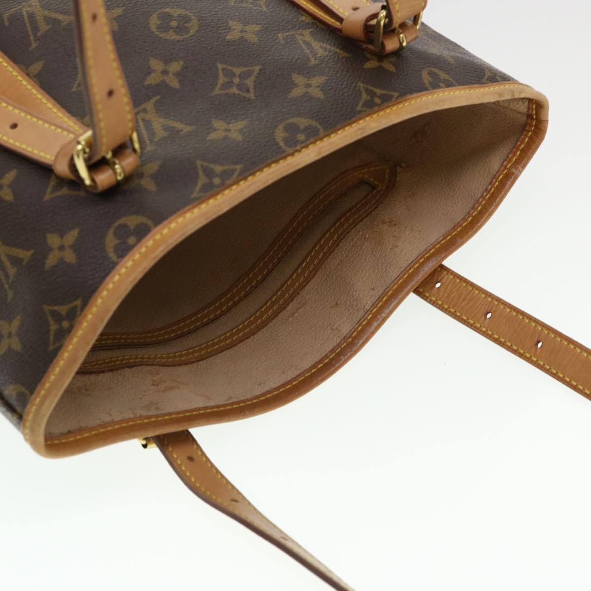 LOUIS VUITTON Monogram Bucket GM Shoulder Bag M42236 LV Auth 39261