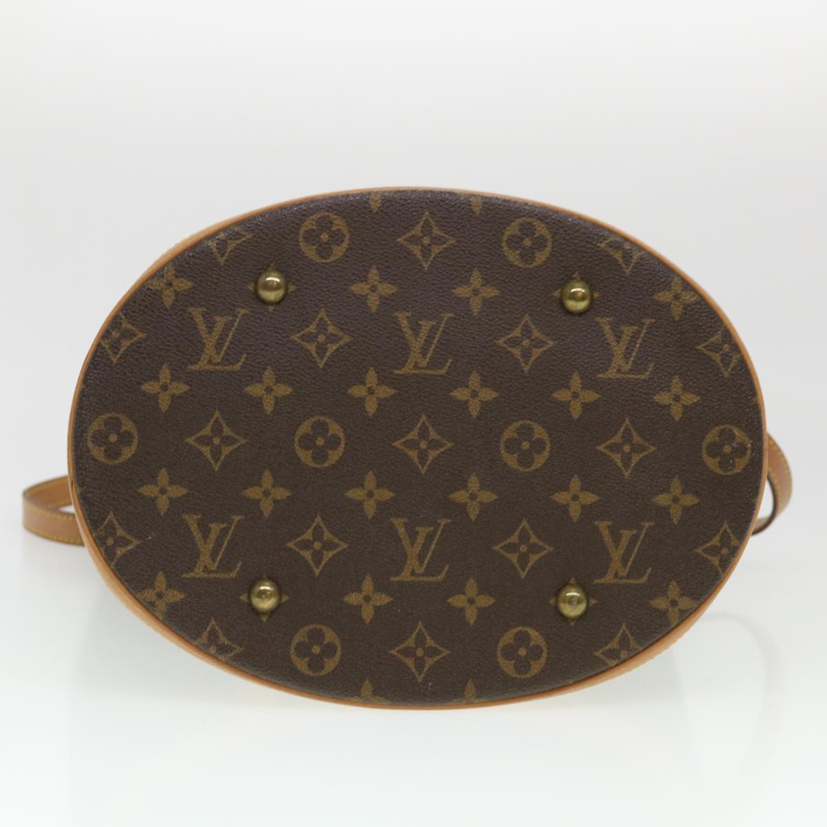 LOUIS VUITTON Monogram Bucket GM Shoulder Bag M42236 LV Auth 39261