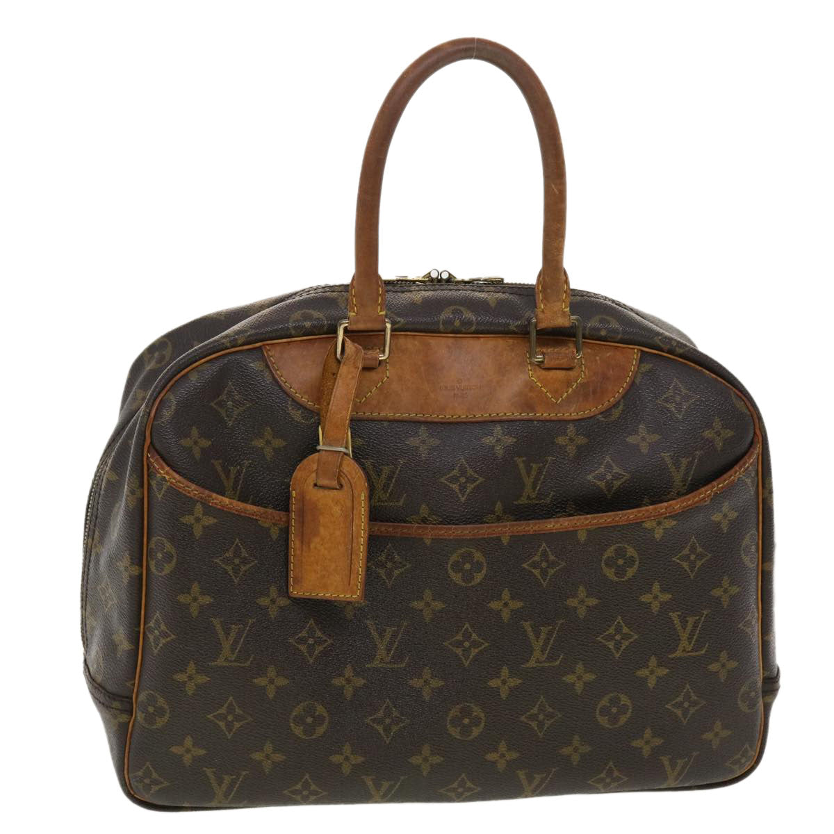 LOUIS VUITTON Monogram Deauville Hand Bag M47270 LV Auth 39265