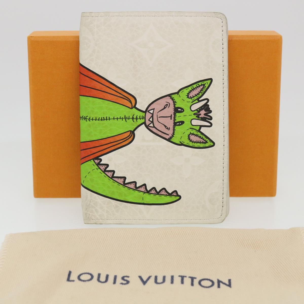 LOUIS VUITTON Monogram Empreinte Organizer Dupoch Card Case White M80163 39269