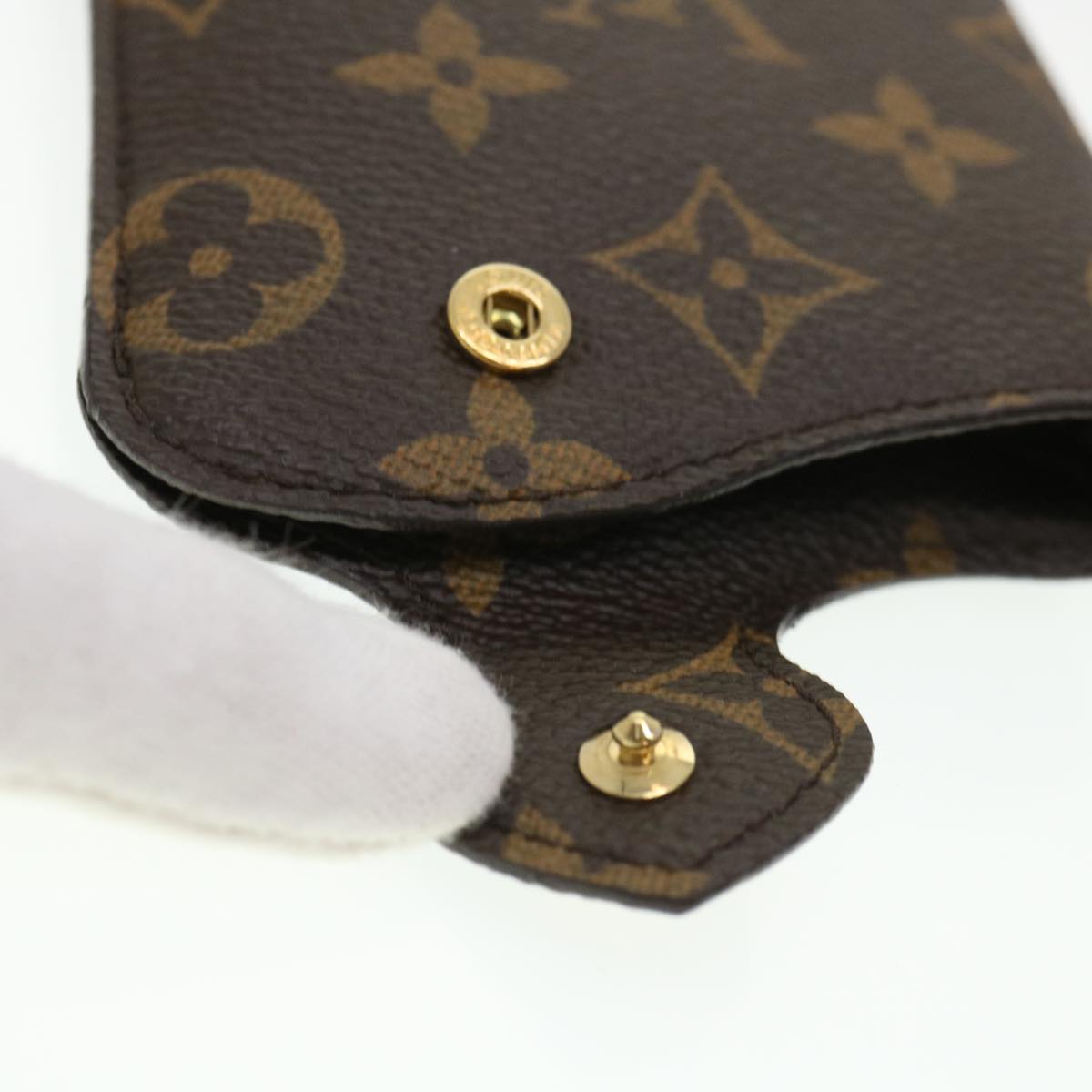 LOUIS VUITTON Monogram Etui Lunettes MM Glasses Case M66544 LV Auth 39282