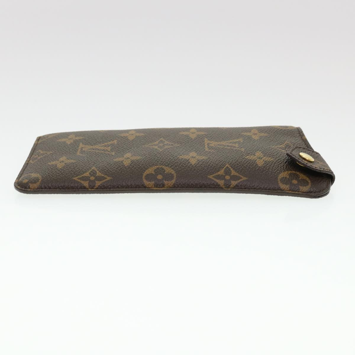 LOUIS VUITTON Monogram Etui Lunettes MM Glasses Case M66544 LV Auth 39282