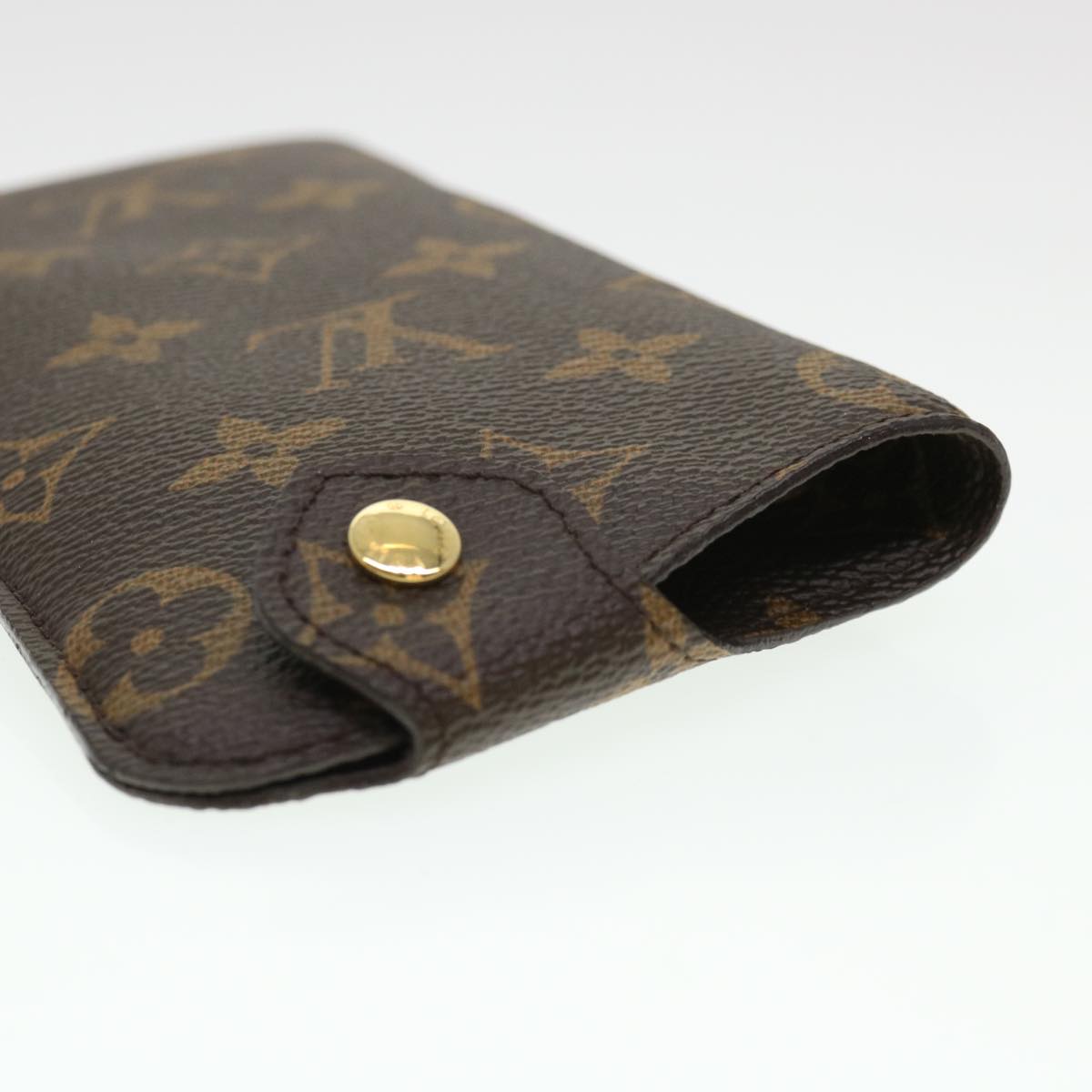 LOUIS VUITTON Monogram Etui Lunettes MM Glasses Case M66544 LV Auth 39282