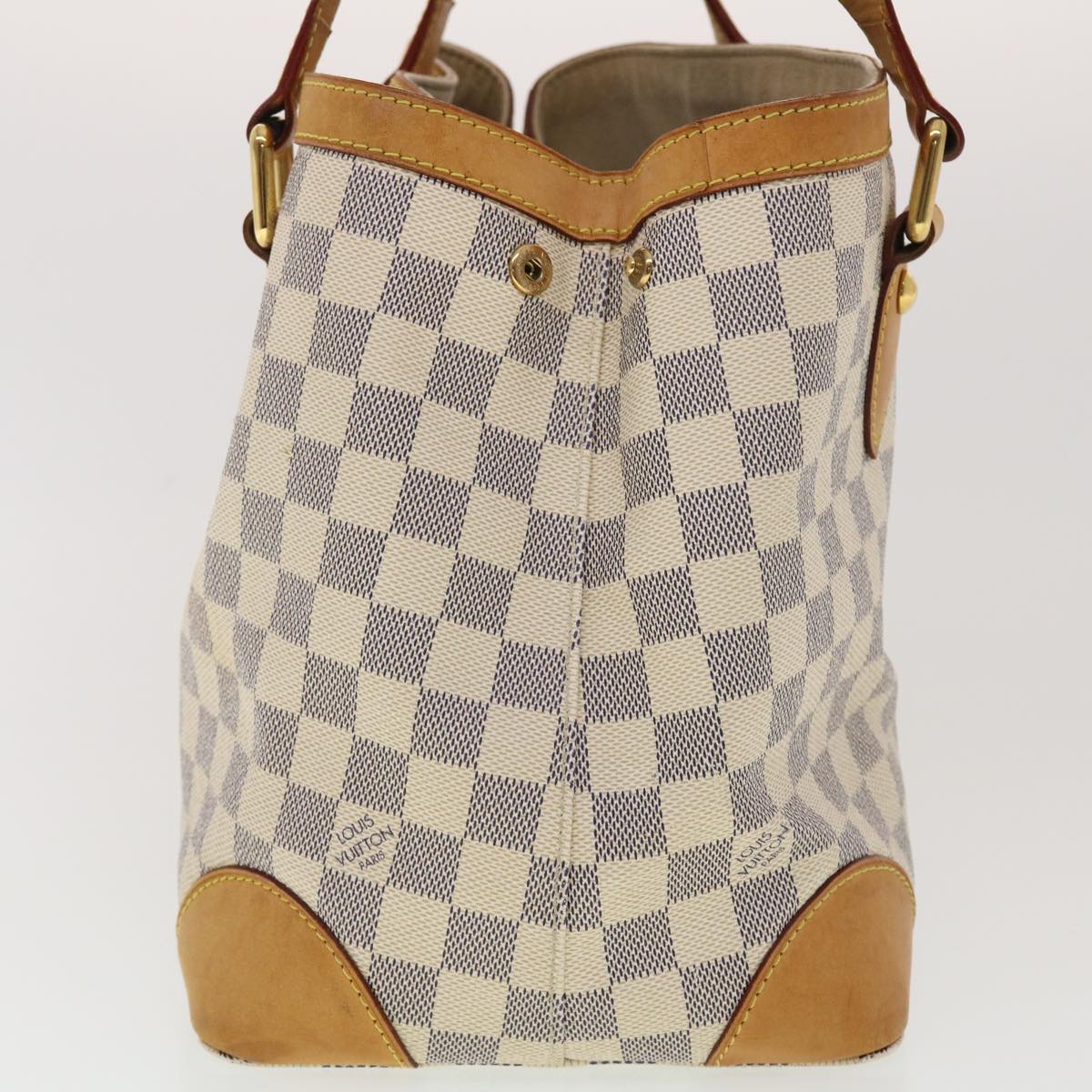 LOUIS VUITTON Damier Azur Hampstead PM Tote Bag N51207 LV Auth 39295