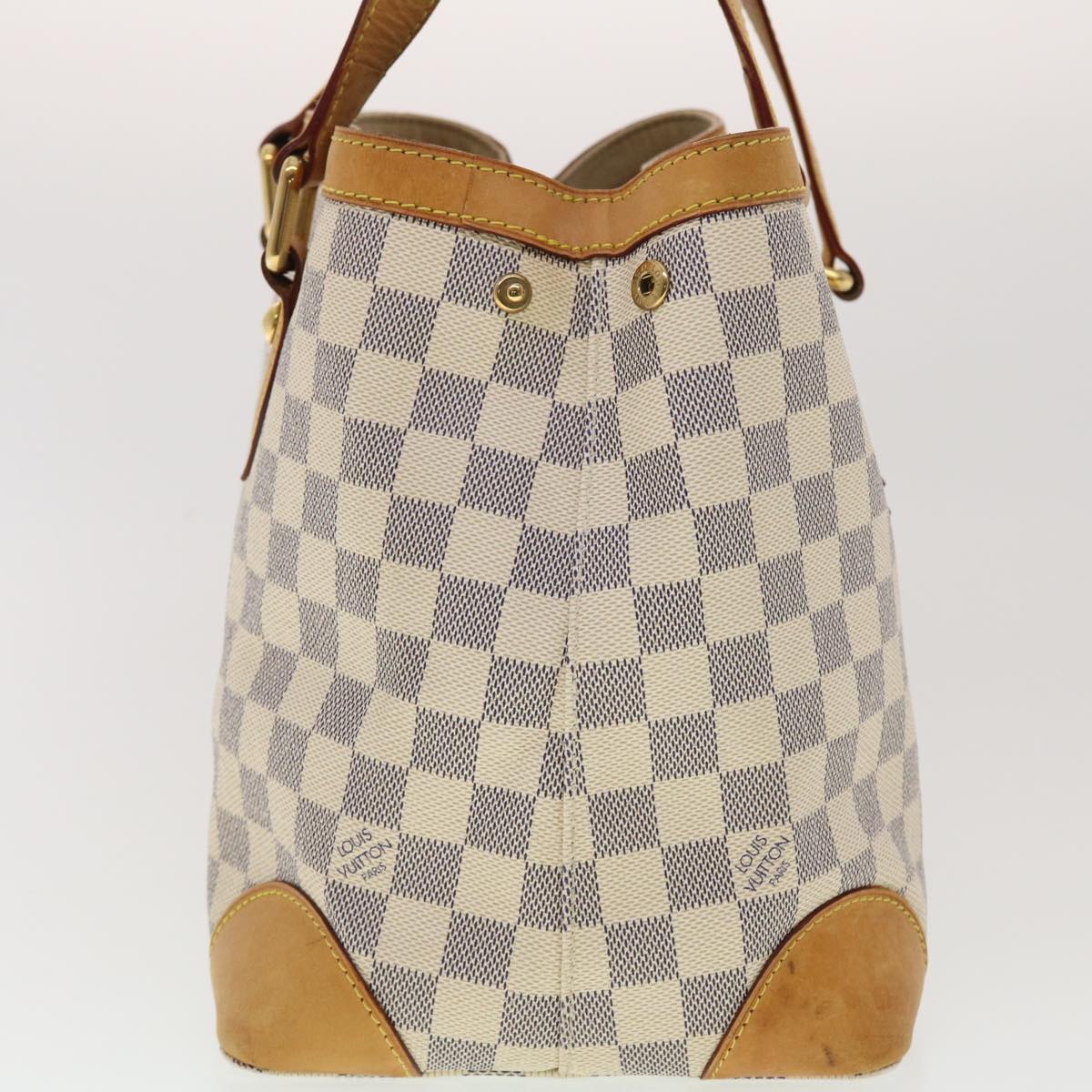 LOUIS VUITTON Damier Azur Hampstead PM Tote Bag N51207 LV Auth 39295