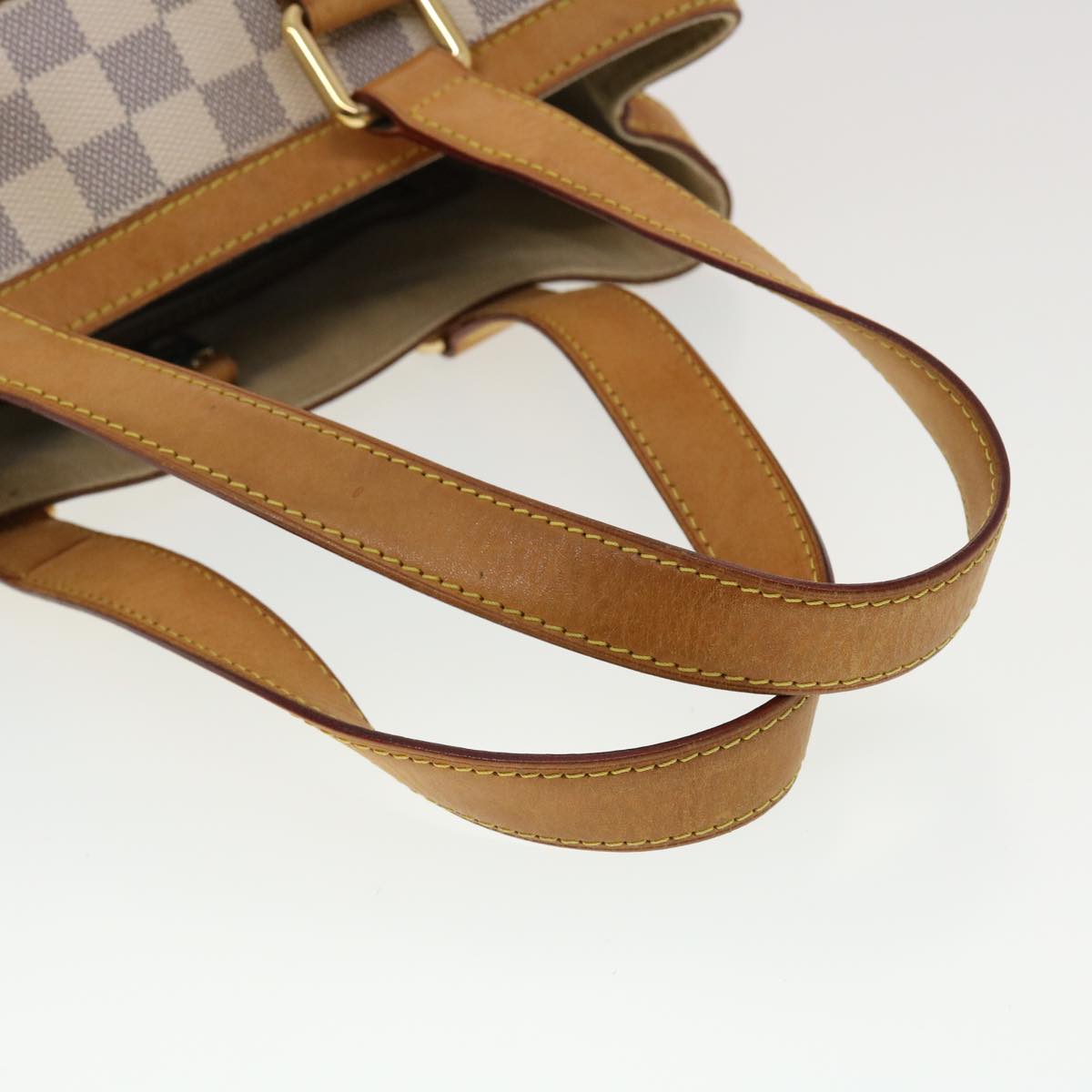 LOUIS VUITTON Damier Azur Hampstead PM Tote Bag N51207 LV Auth 39295