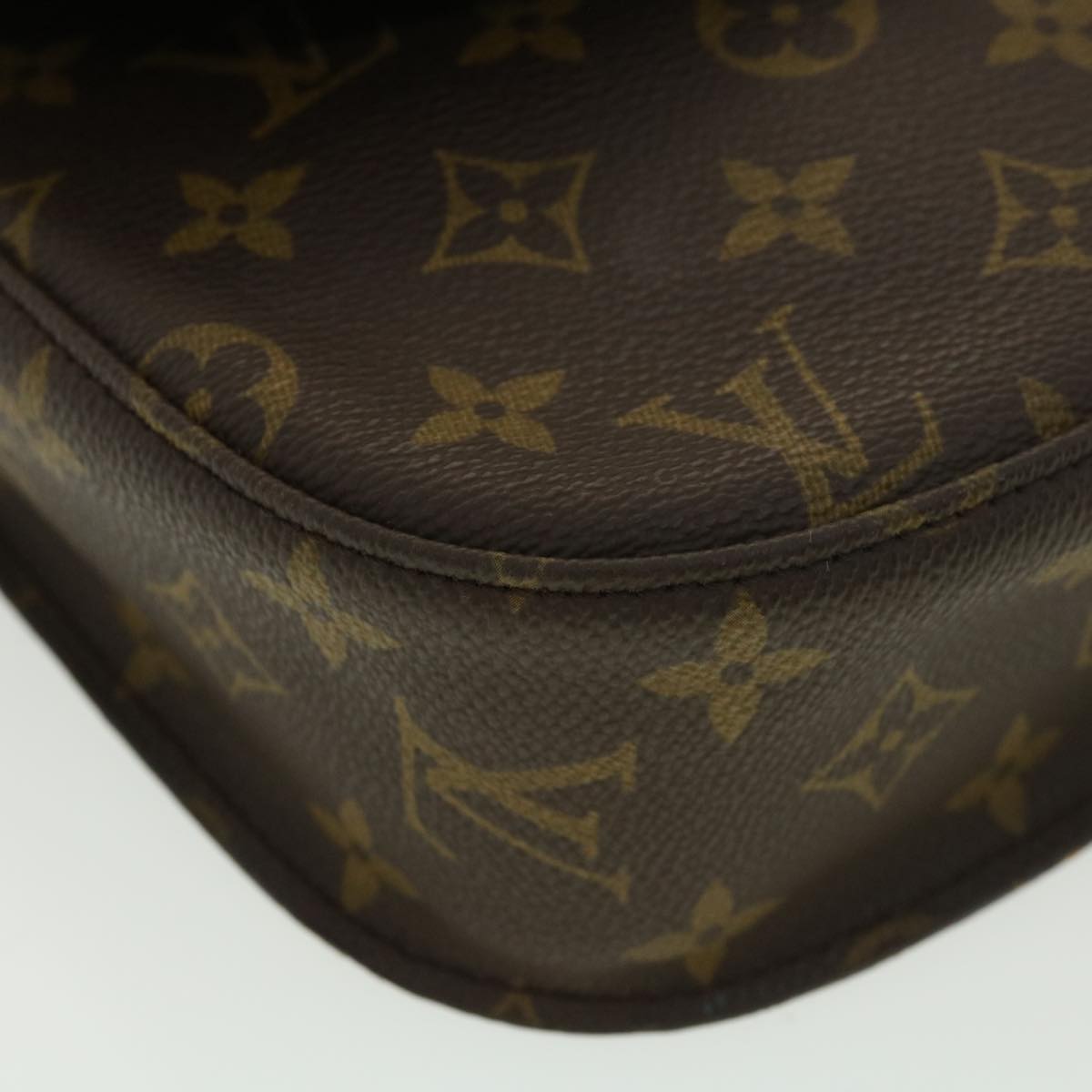 LOUIS VUITTON Monogram Saint Cloud GM Shoulder Bag M51242 LV Auth 39298