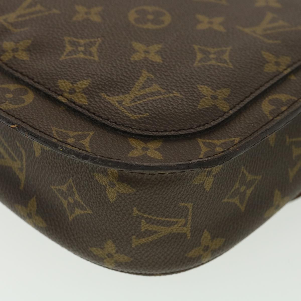 LOUIS VUITTON Monogram Saint Cloud GM Shoulder Bag M51242 LV Auth 39298