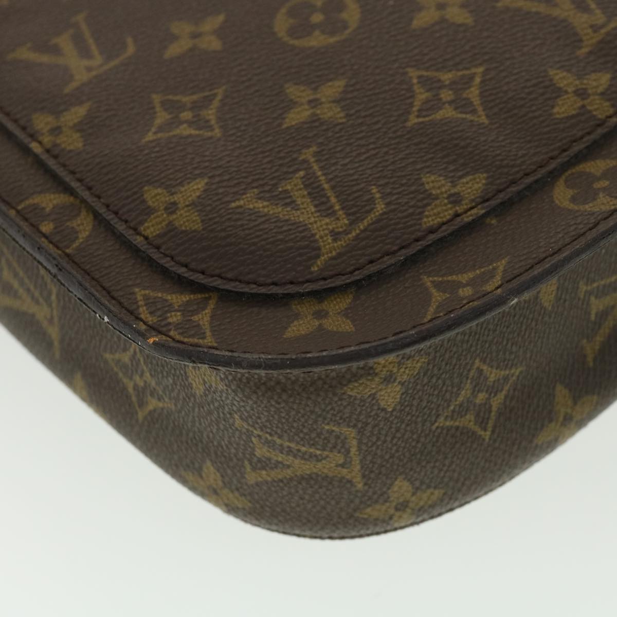 LOUIS VUITTON Monogram Saint Cloud GM Shoulder Bag M51242 LV Auth 39298