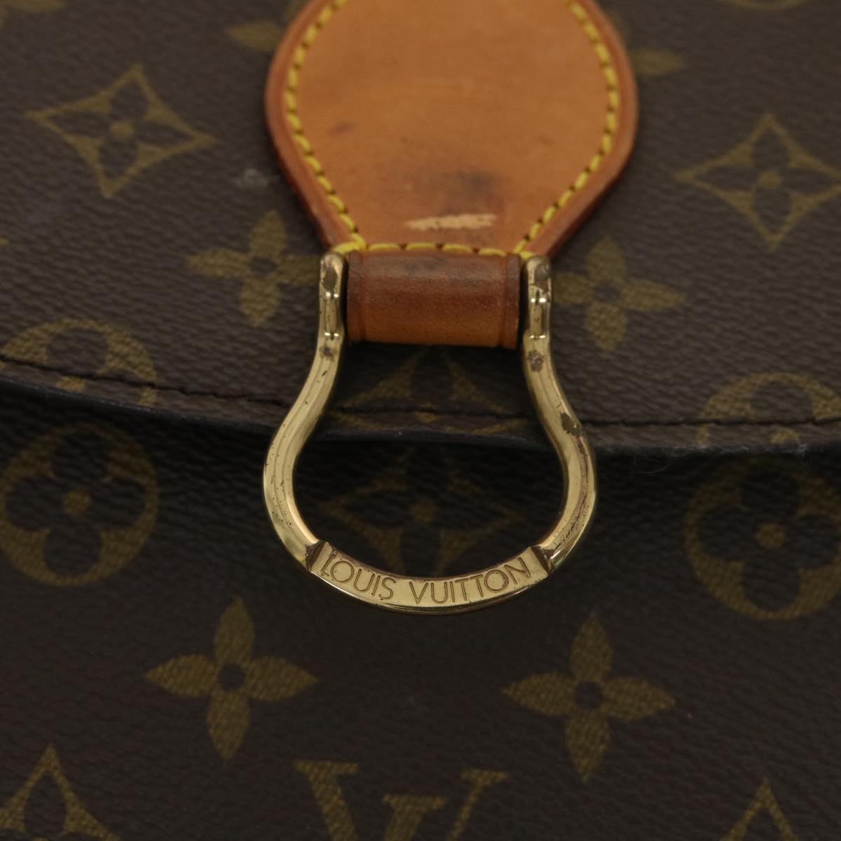 LOUIS VUITTON Monogram Saint Cloud GM Shoulder Bag M51242 LV Auth 39298