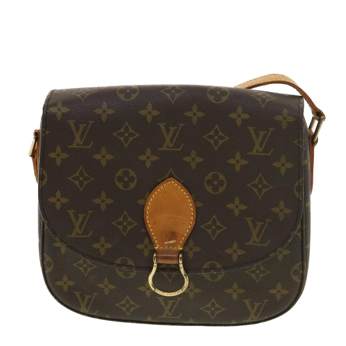 LOUIS VUITTON Monogram Saint Cloud GM Shoulder Bag M51242 LV Auth 39298