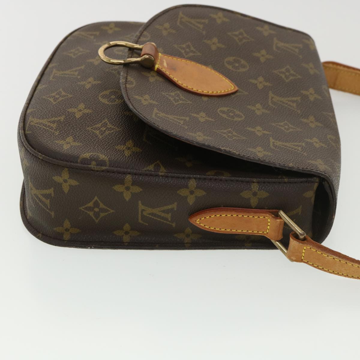 LOUIS VUITTON Monogram Saint Cloud GM Shoulder Bag M51242 LV Auth 39298