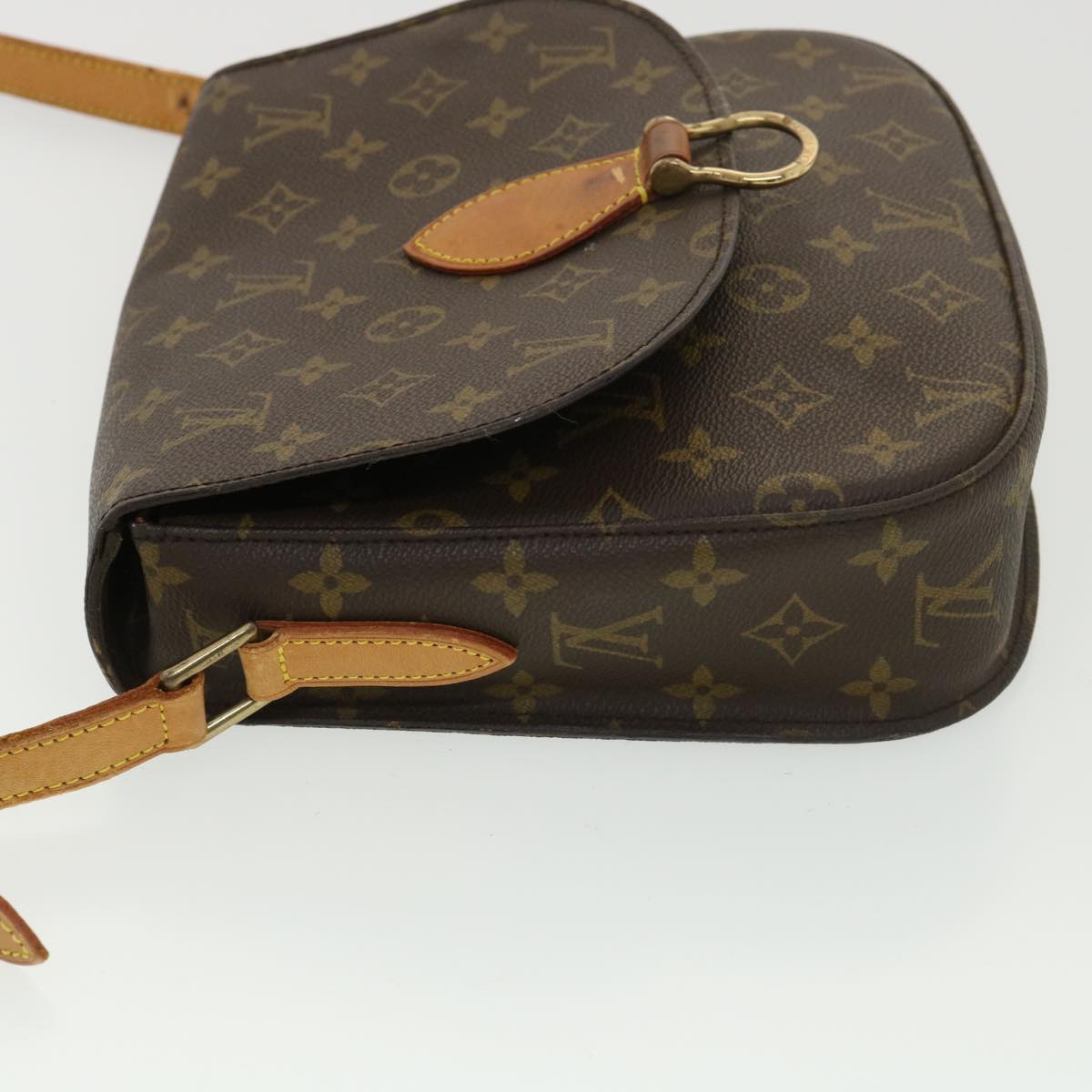 LOUIS VUITTON Monogram Saint Cloud GM Shoulder Bag M51242 LV Auth 39298