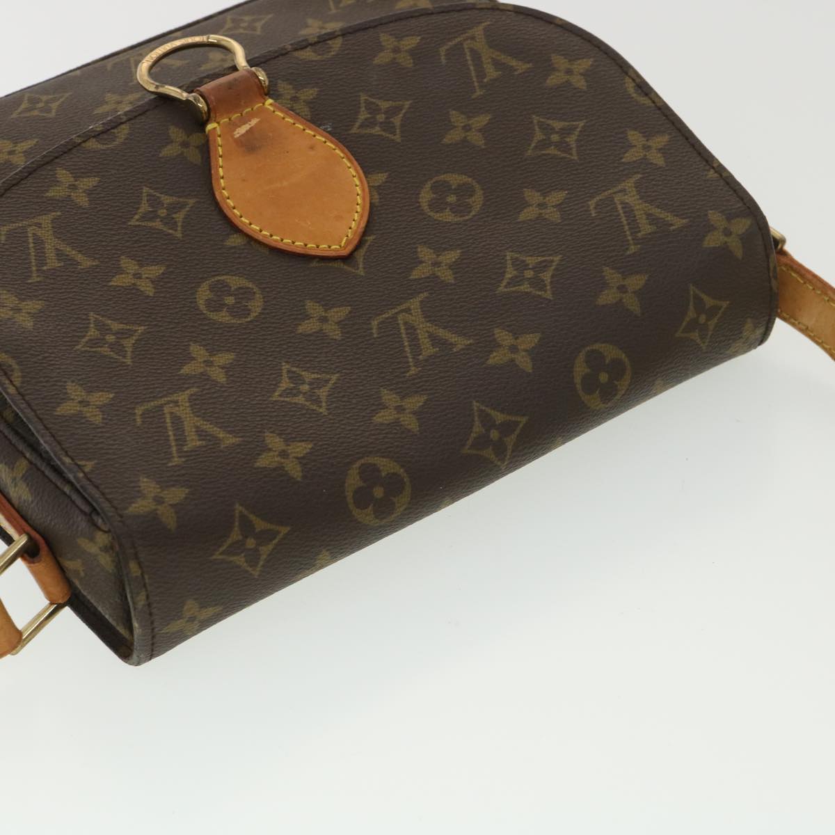 LOUIS VUITTON Monogram Saint Cloud GM Shoulder Bag M51242 LV Auth 39298