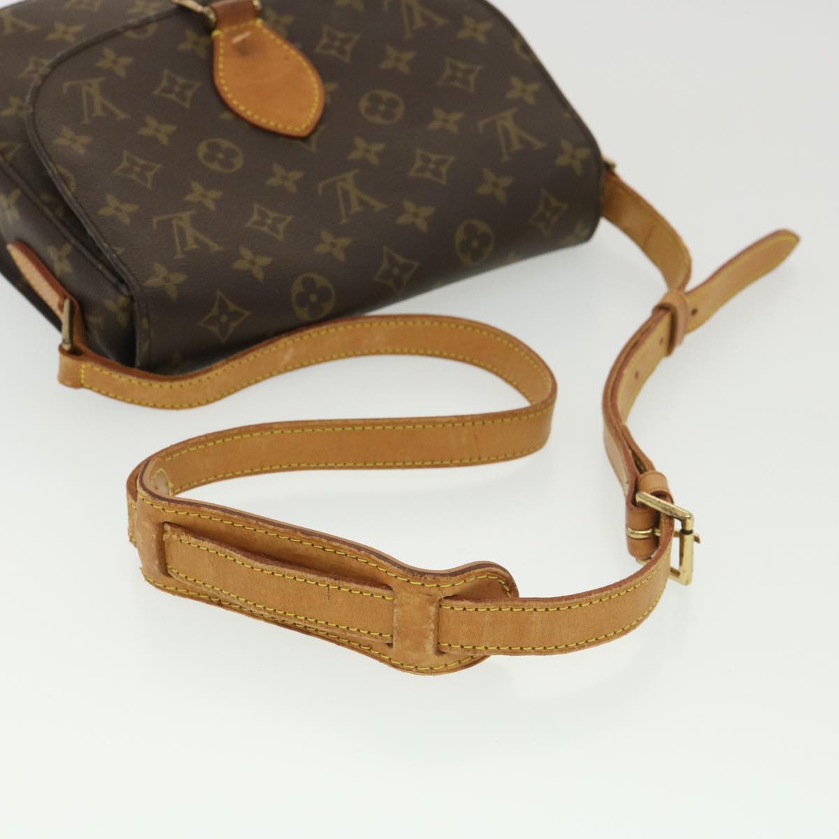 LOUIS VUITTON Monogram Saint Cloud GM Shoulder Bag M51242 LV Auth 39298