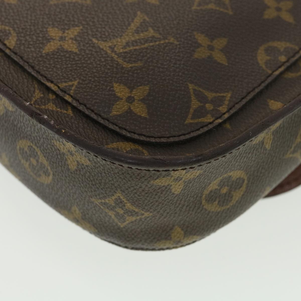 LOUIS VUITTON Monogram Saint Cloud MM Shoulder Bag M51243 LV Auth 39302