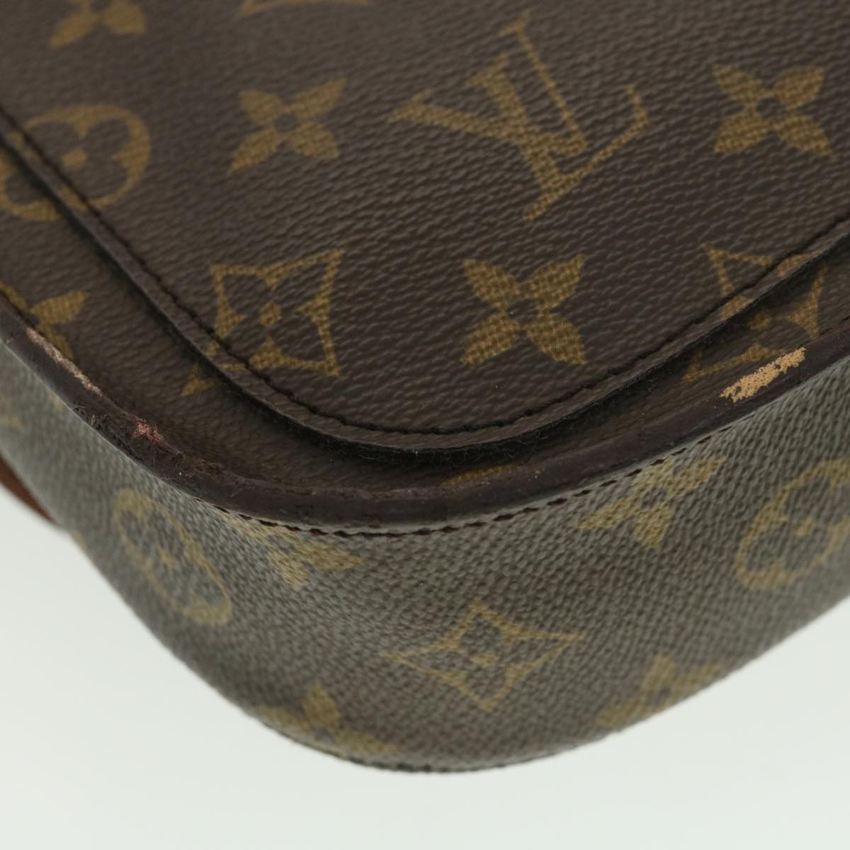 LOUIS VUITTON Monogram Saint Cloud MM Shoulder Bag M51243 LV Auth 39302