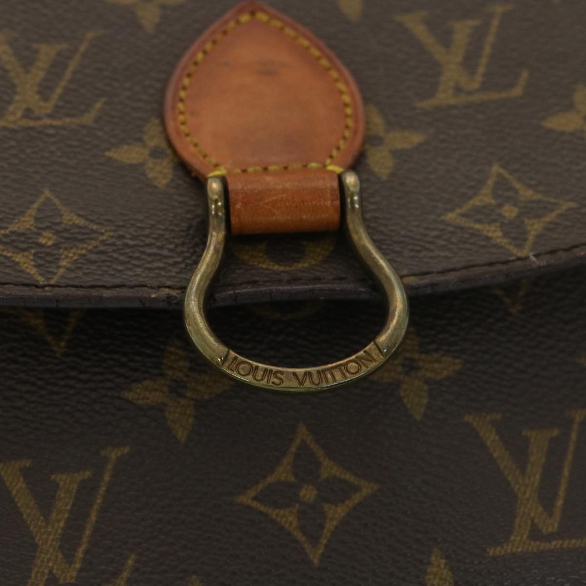 LOUIS VUITTON Monogram Saint Cloud MM Shoulder Bag M51243 LV Auth 39302