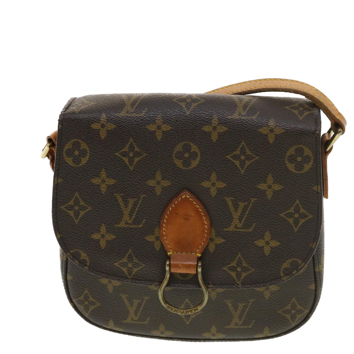 LOUIS VUITTON Monogram Saint Cloud MM Shoulder Bag M51243 LV Auth 39302