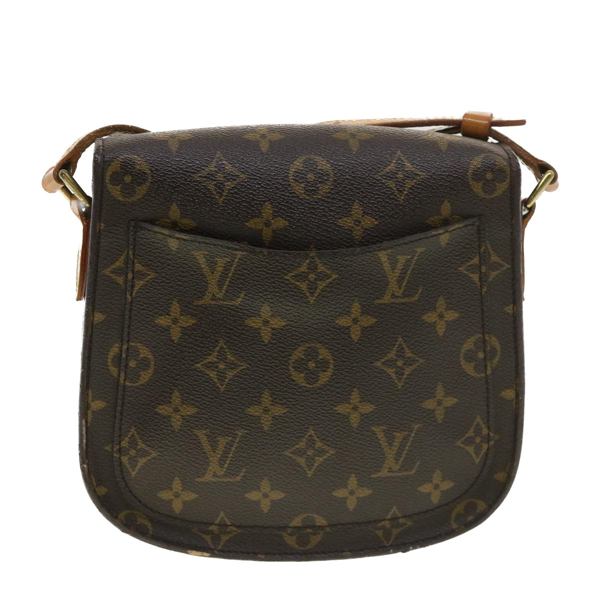 LOUIS VUITTON Monogram Saint Cloud MM Shoulder Bag M51243 LV Auth 39302