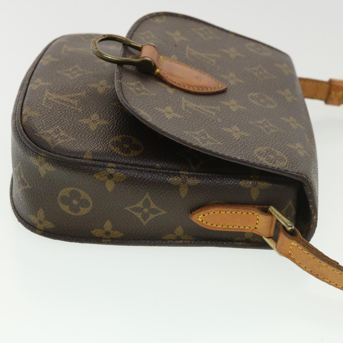 LOUIS VUITTON Monogram Saint Cloud MM Shoulder Bag M51243 LV Auth 39302