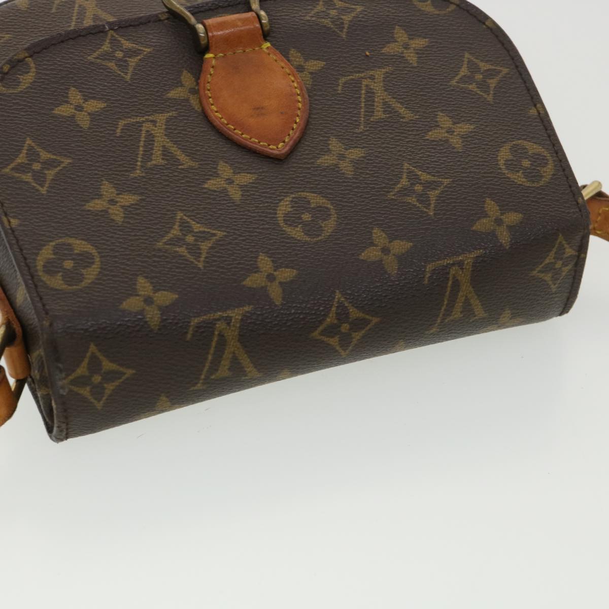 LOUIS VUITTON Monogram Saint Cloud MM Shoulder Bag M51243 LV Auth 39302