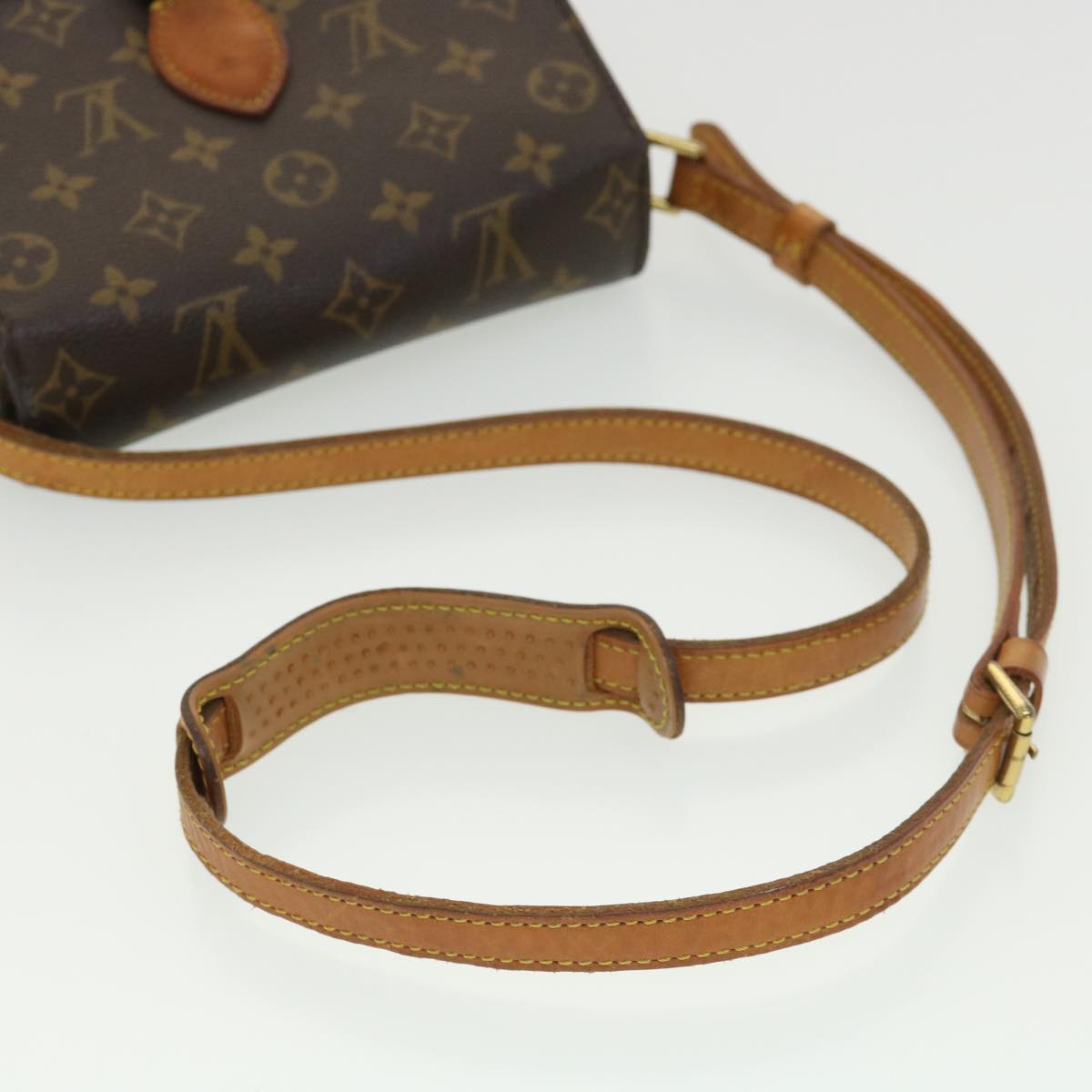 LOUIS VUITTON Monogram Saint Cloud MM Shoulder Bag M51243 LV Auth 39302