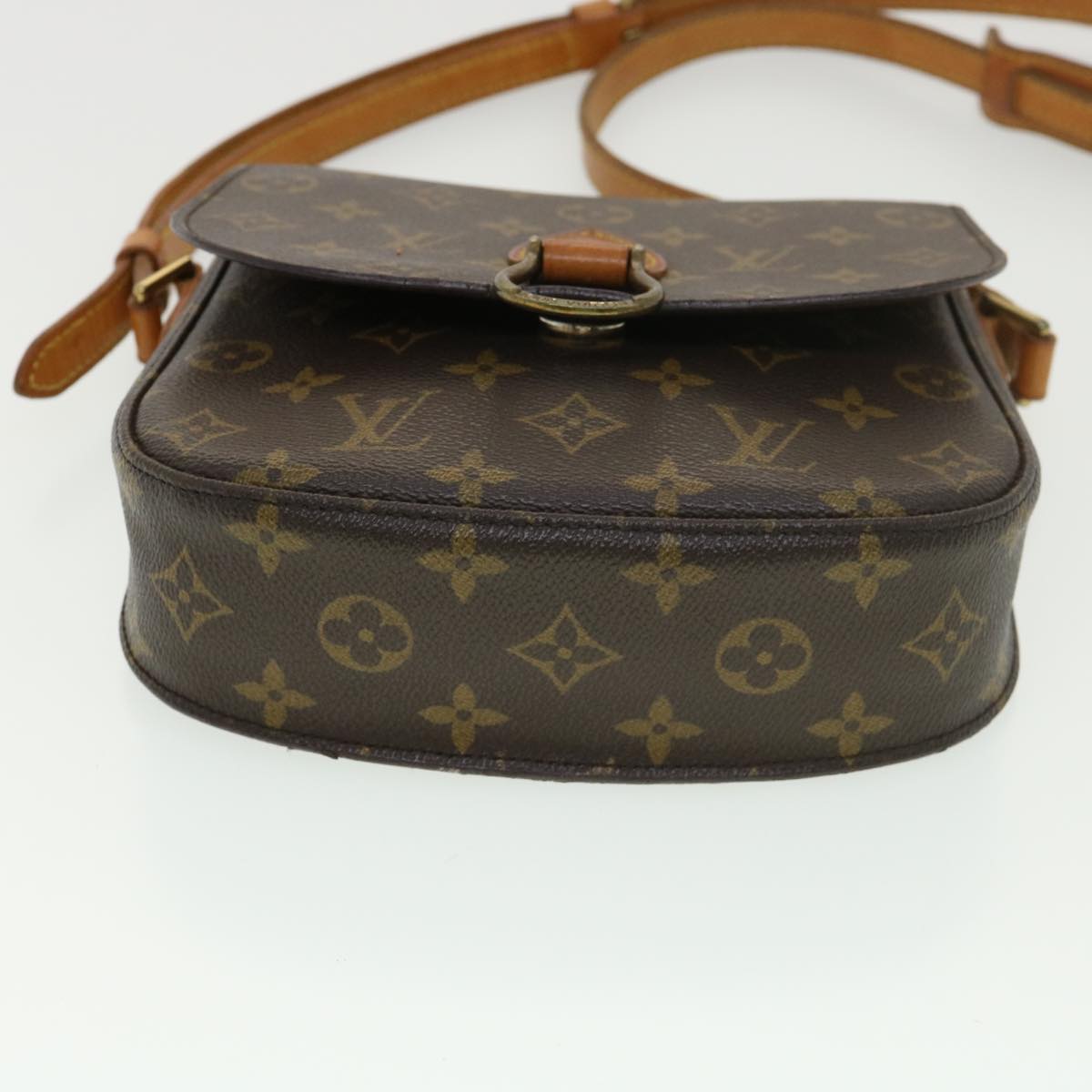 LOUIS VUITTON Monogram Saint Cloud MM Shoulder Bag M51243 LV Auth 39302