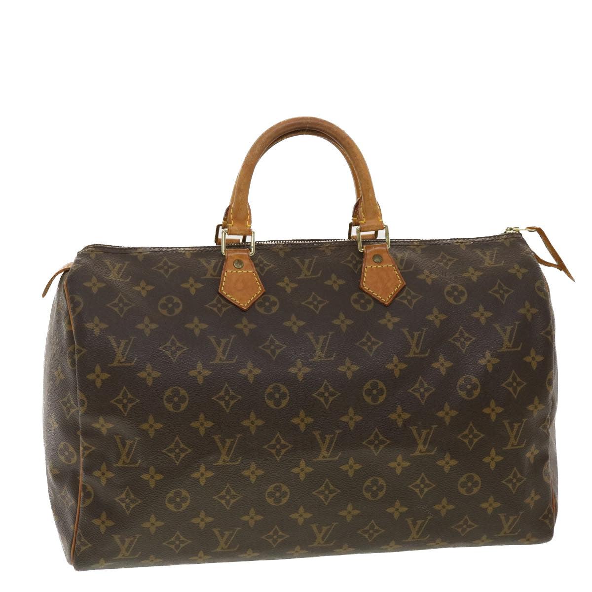 LOUIS VUITTON Monogram Speedy 40 Hand Bag M41522 LV Auth 39312