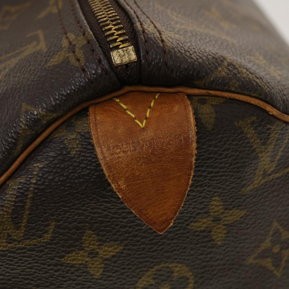 LOUIS VUITTON Monogram Speedy 40 Hand Bag M41522 LV Auth 39312