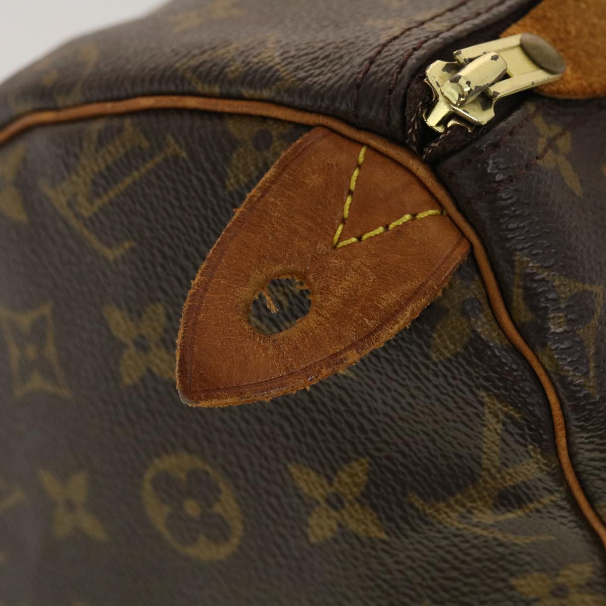 LOUIS VUITTON Monogram Speedy 40 Hand Bag M41522 LV Auth 39312