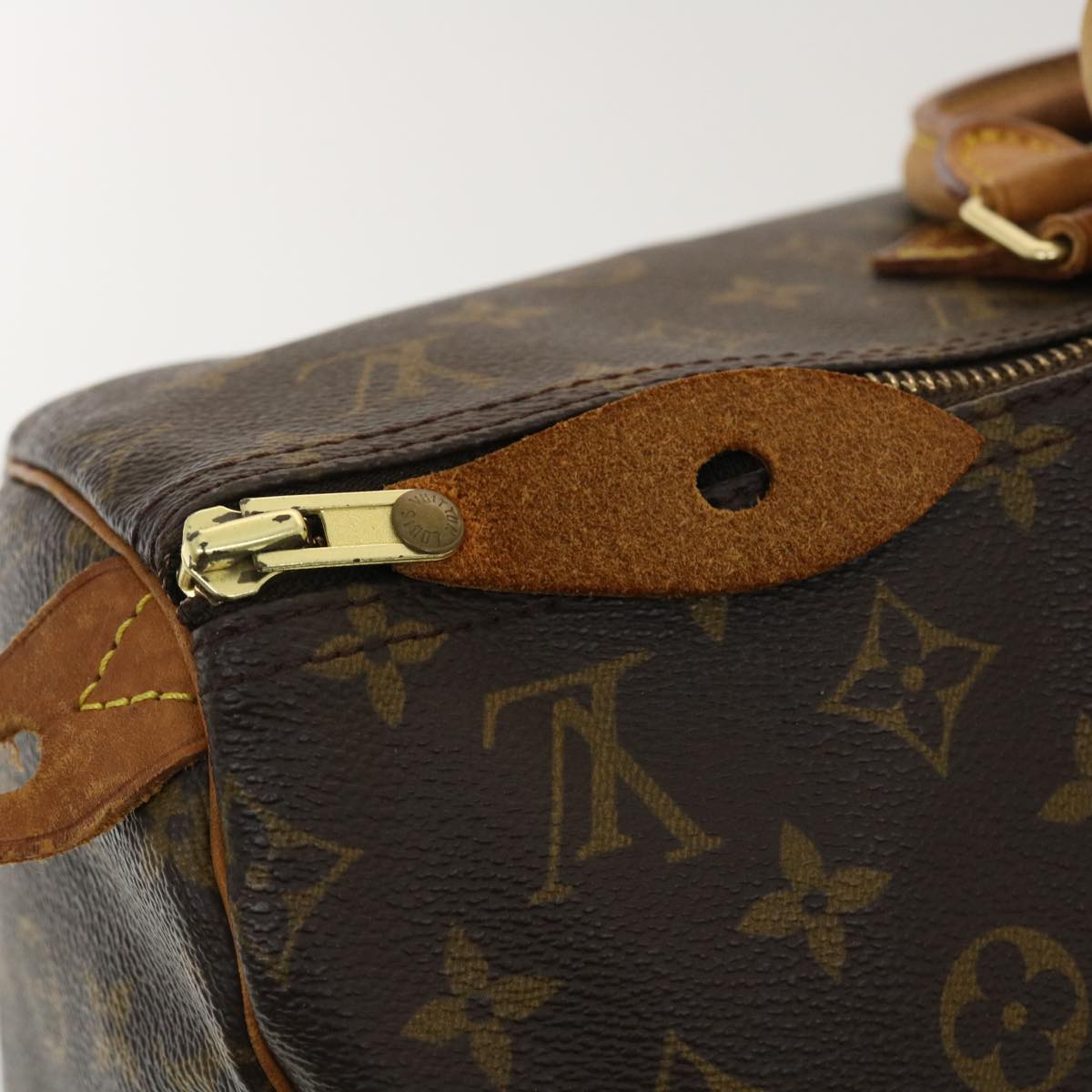 LOUIS VUITTON Monogram Speedy 40 Hand Bag M41522 LV Auth 39312