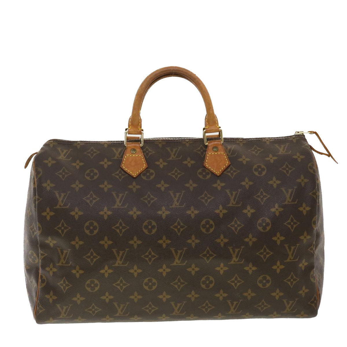 LOUIS VUITTON Monogram Speedy 40 Hand Bag M41522 LV Auth 39312