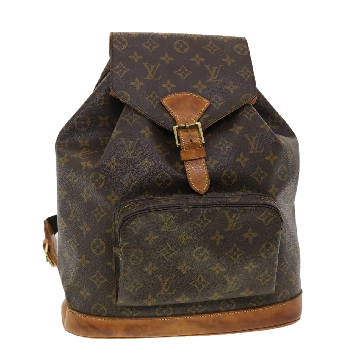 LOUIS VUITTON Monogram Montsouris GM Backpack M51135 LV Auth 39314