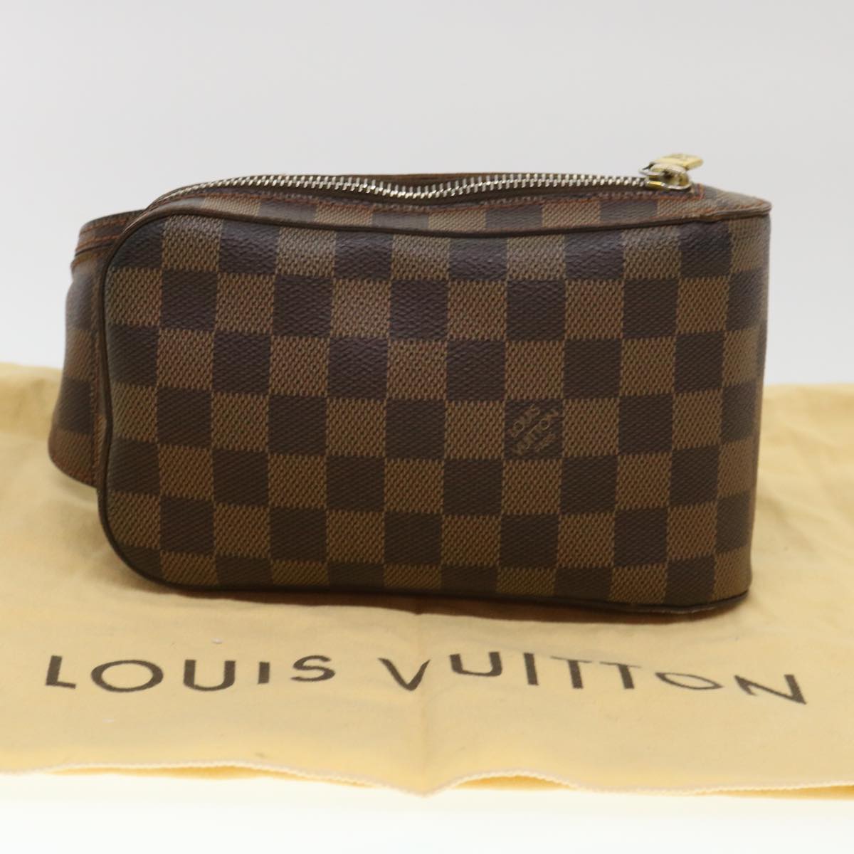 LOUIS VUITTON Damier Ebene Geronimos Shoulder Bag N51994 LV Auth 39315