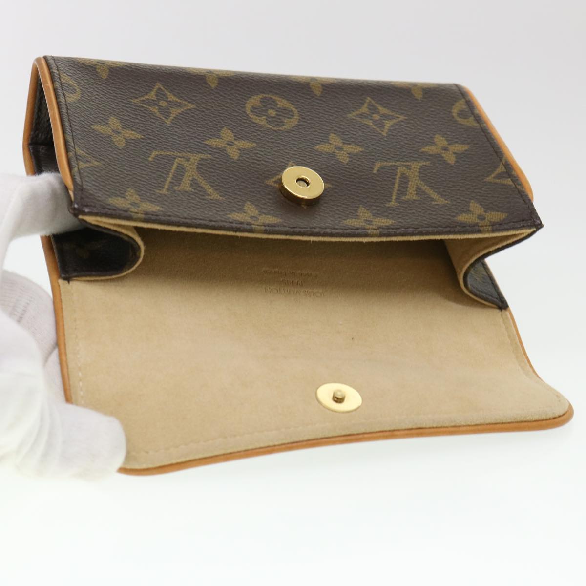 LOUIS VUITTON Monogram Pochette Florentine Waist bag M51855 LV Auth 39316