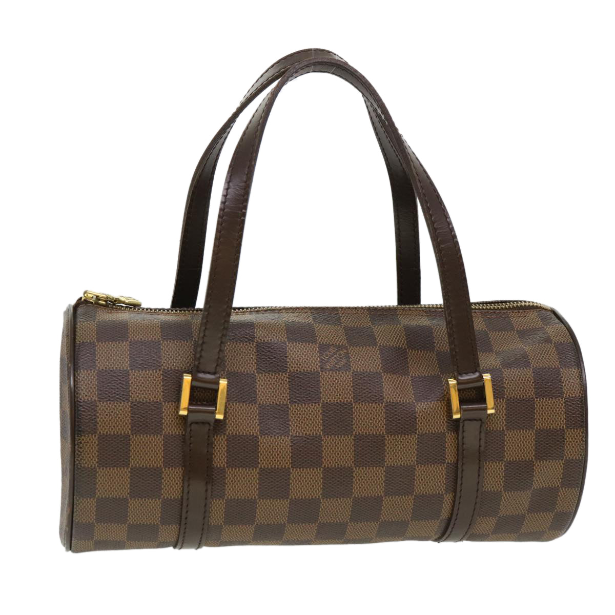 LOUIS VUITTON Damier Ebene Papillon 26 Hand Bag N51304 LV Auth 39317