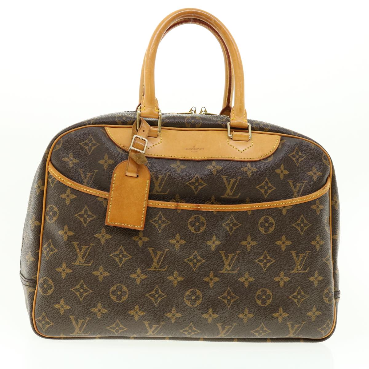 LOUIS VUITTON Monogram Deauville Hand Bag M47270 LV Auth 39331