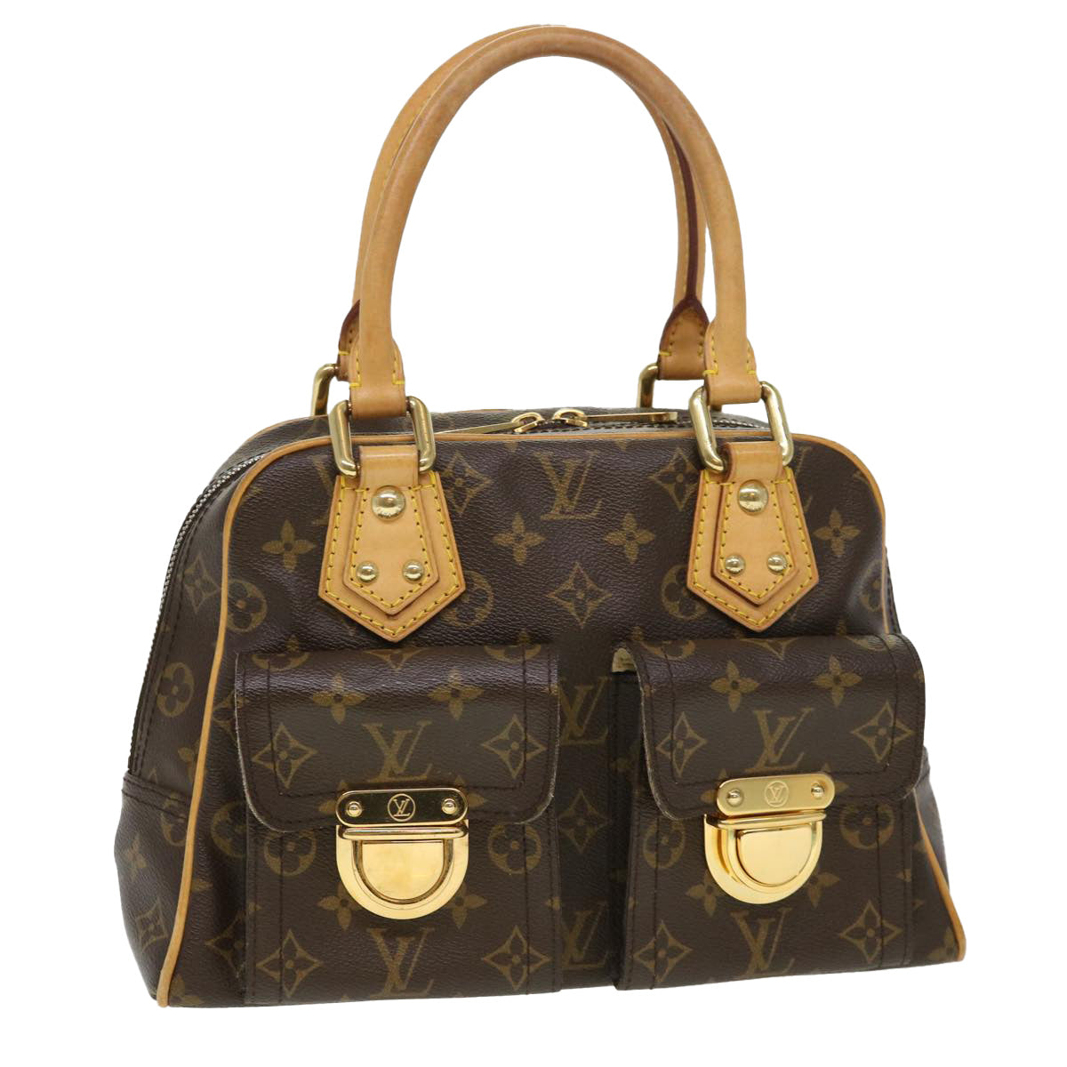 LOUIS VUITTON Monogram Manhattan PM Hand Bag M40026 LV Auth 39333