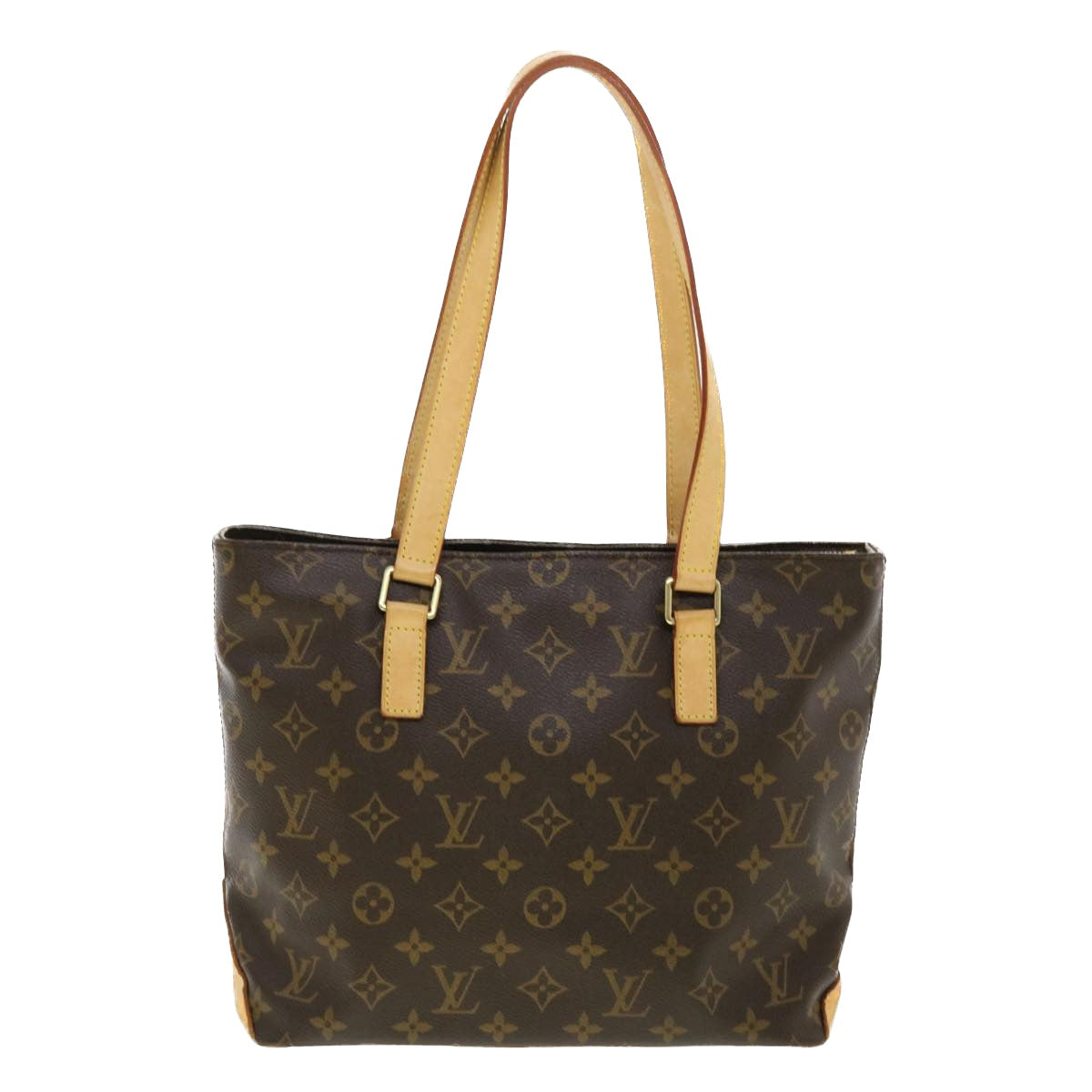 LOUIS VUITTON Monogram Cabas Piano Tote Bag M51148 LV Auth 39351