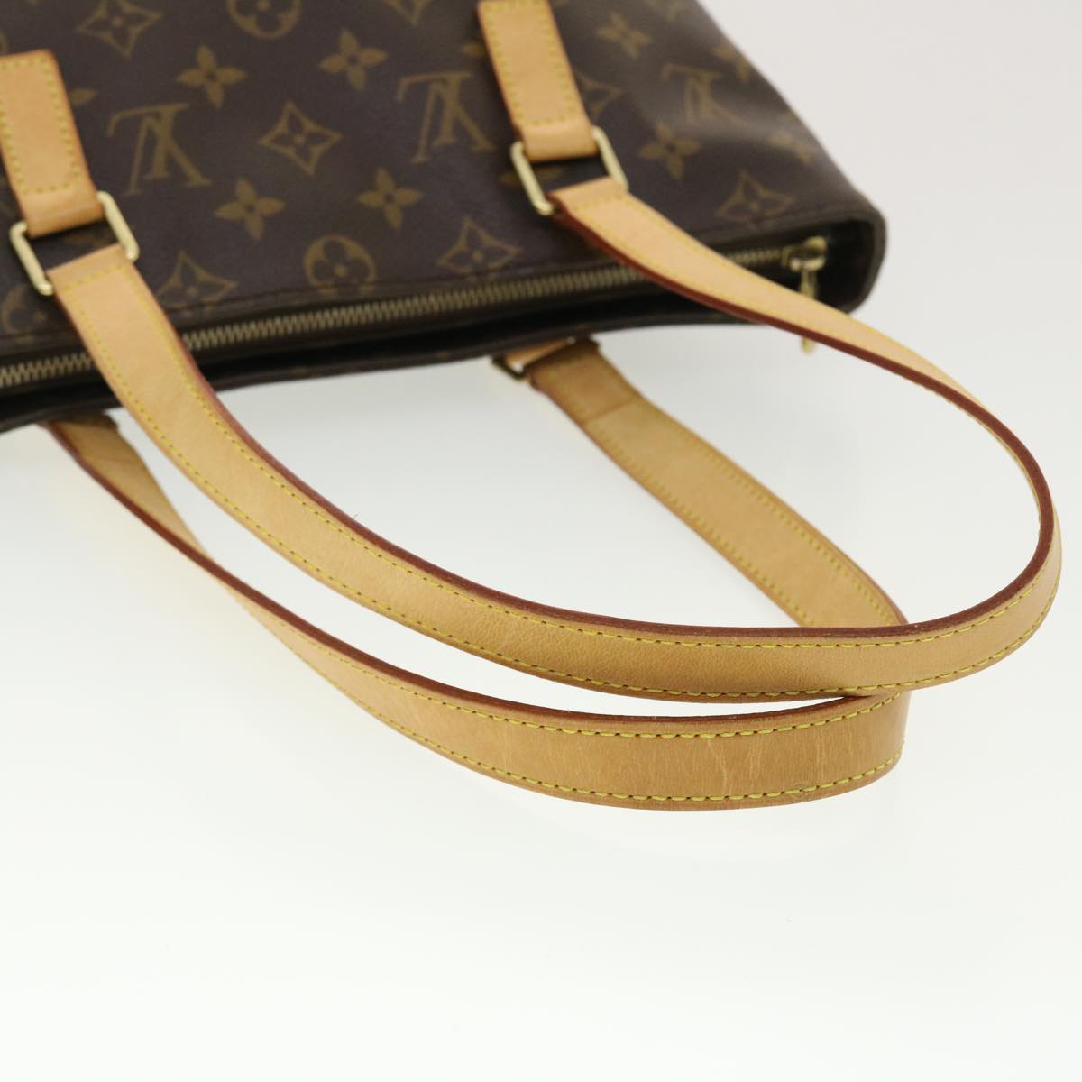 LOUIS VUITTON Monogram Cabas Piano Tote Bag M51148 LV Auth 39351