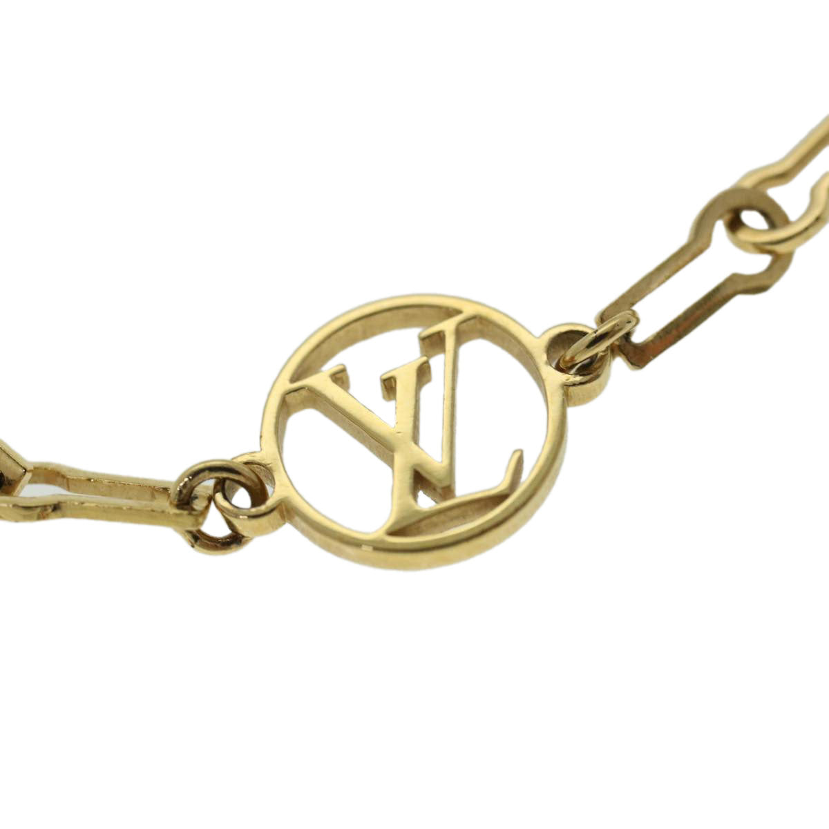 LOUIS VUITTON Forever Young Bracelet Gold Tone M69584 LV Auth 39369