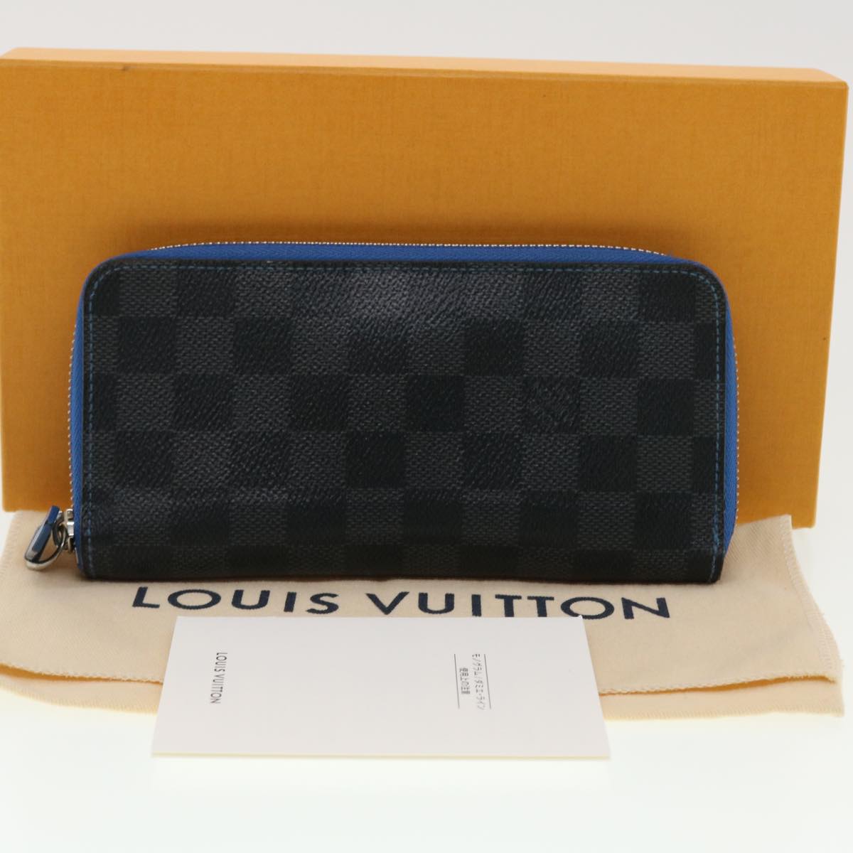 LOUIS VUITTON Damier Graphite Porte Feuille Vavasco Wallet N64031 LV Auth 39380